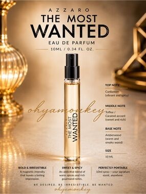Azzaro Wanted for Men EDP 10ml